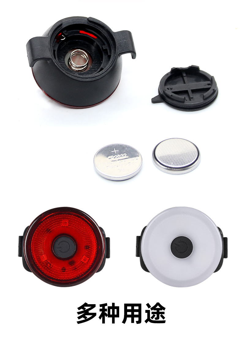 The new bicycle lights are mostly mountain bike taillights with 3-LED battery-powered taillights and two-speed switching. They are equipped with waterproof riding gear and high-brightness warning lights for riding pic 6