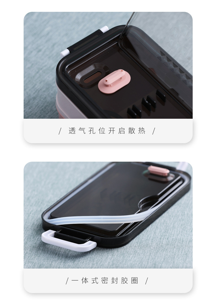 食品级不锈钢保温饭盒微波炉密封耐高温餐具双层便当盒学生保鲜盒详情11