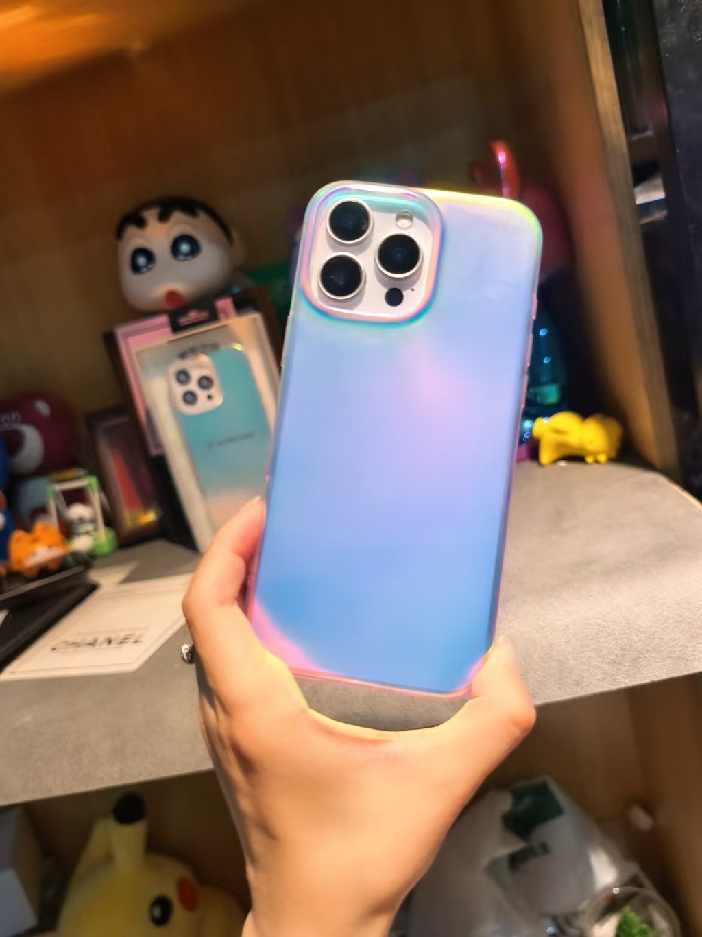 掌电法则 IMD冰淇淋磨砂极光镭射渐变 苹果1516Promax专用手机壳 手机保护套 防摔耐磨抗刮
详情11