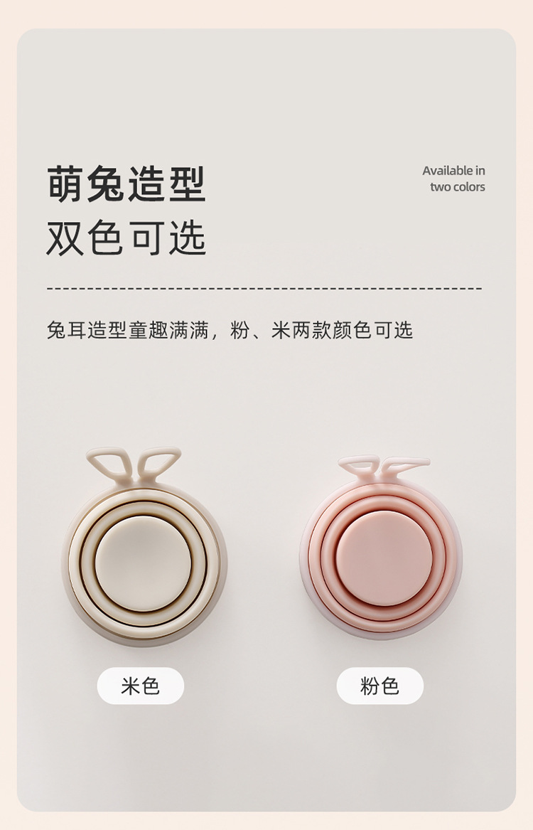 Portable silicone cups, portable compression outdoor travel mouthwash cups, toothbrush cups, folding water cups pic 11