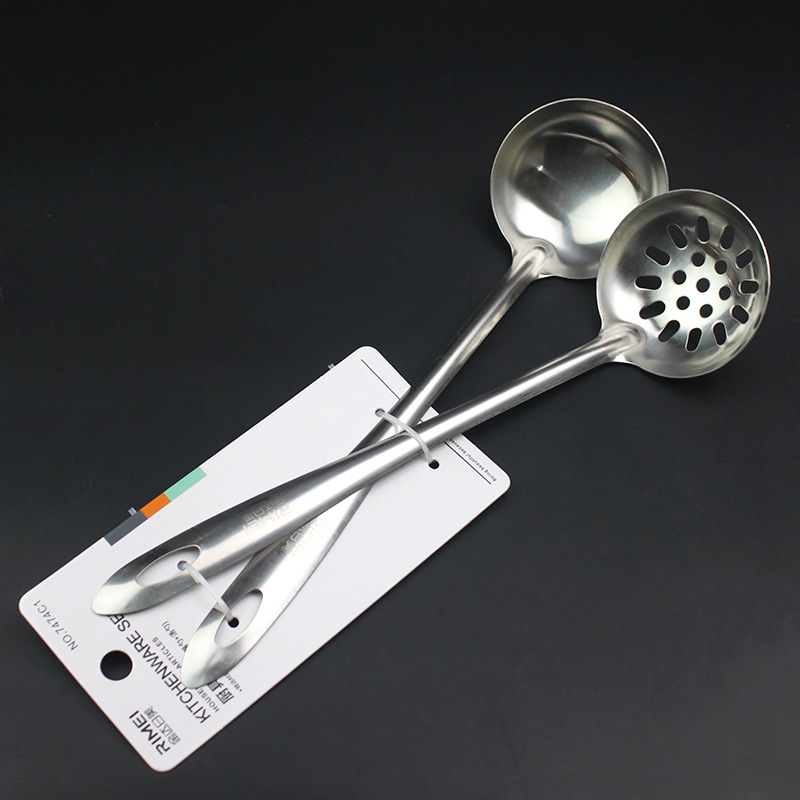 金达日美7474C1家用厨具套装 不锈钢火锅漏勺分餐喝汤勺组合火锅详情3