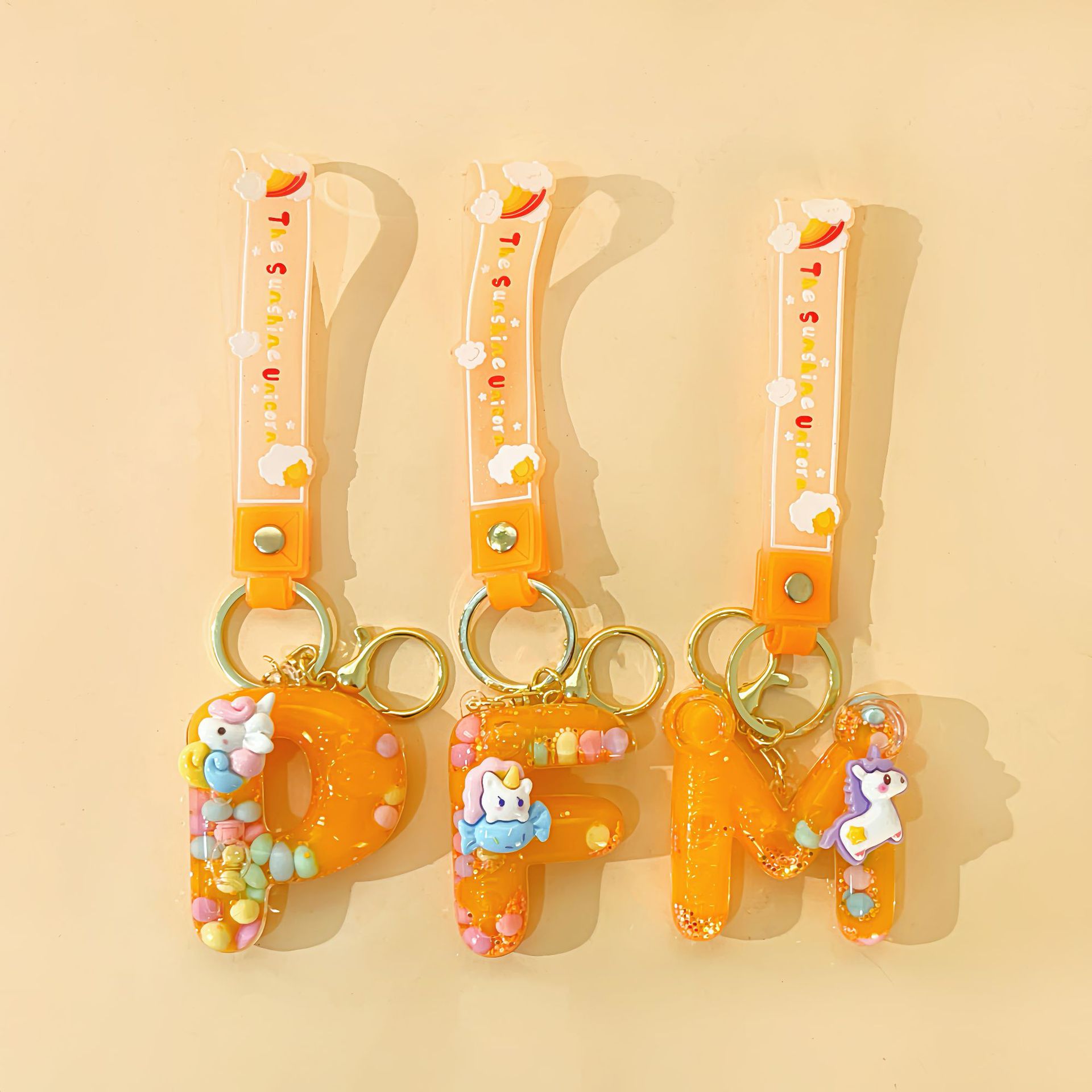 入油26字母钥匙扣包包挂件迷你流沙瓶情侣汽车钥匙链挂饰礼品批发详情8