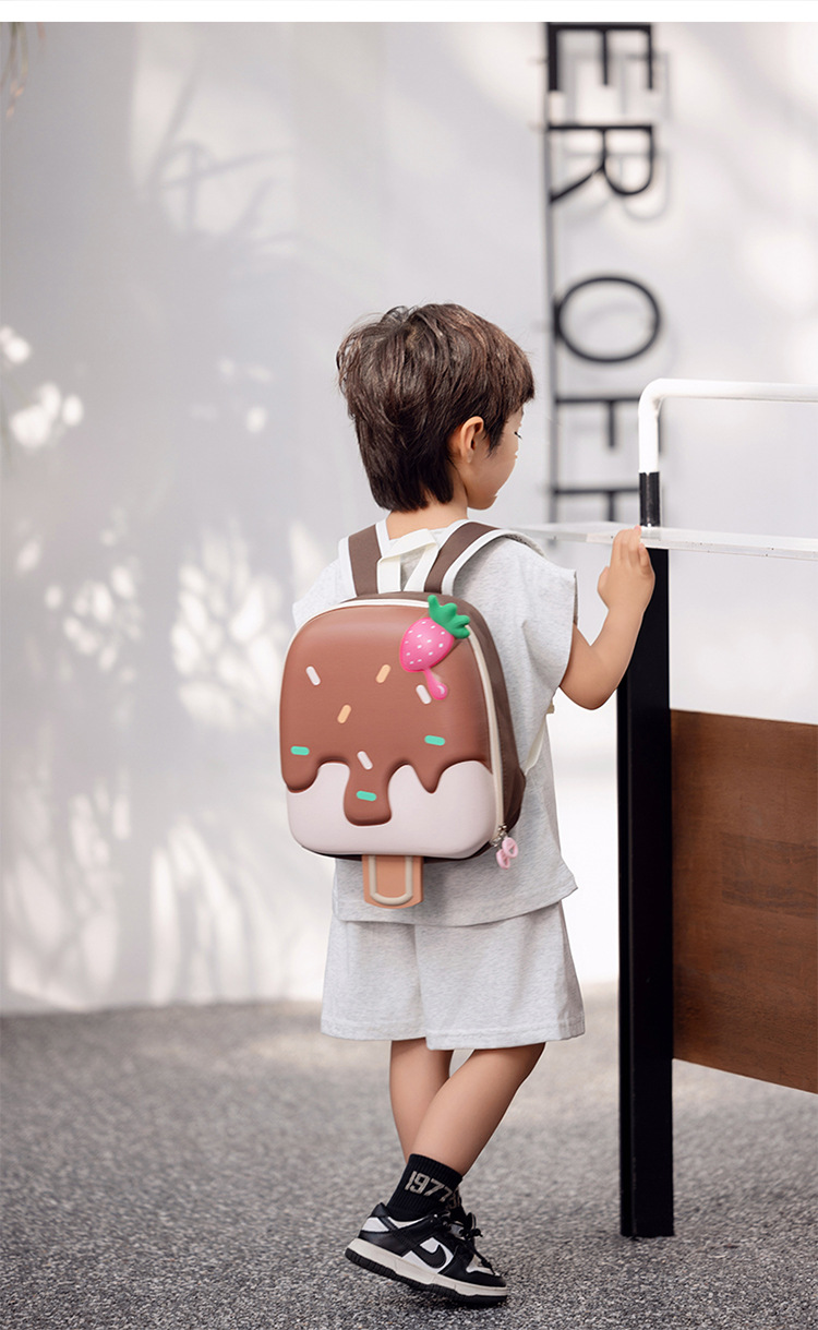 新款可爱潮流儿童双肩背包可爱幼儿园书包宝宝女童男孩轻便甜品包详情14