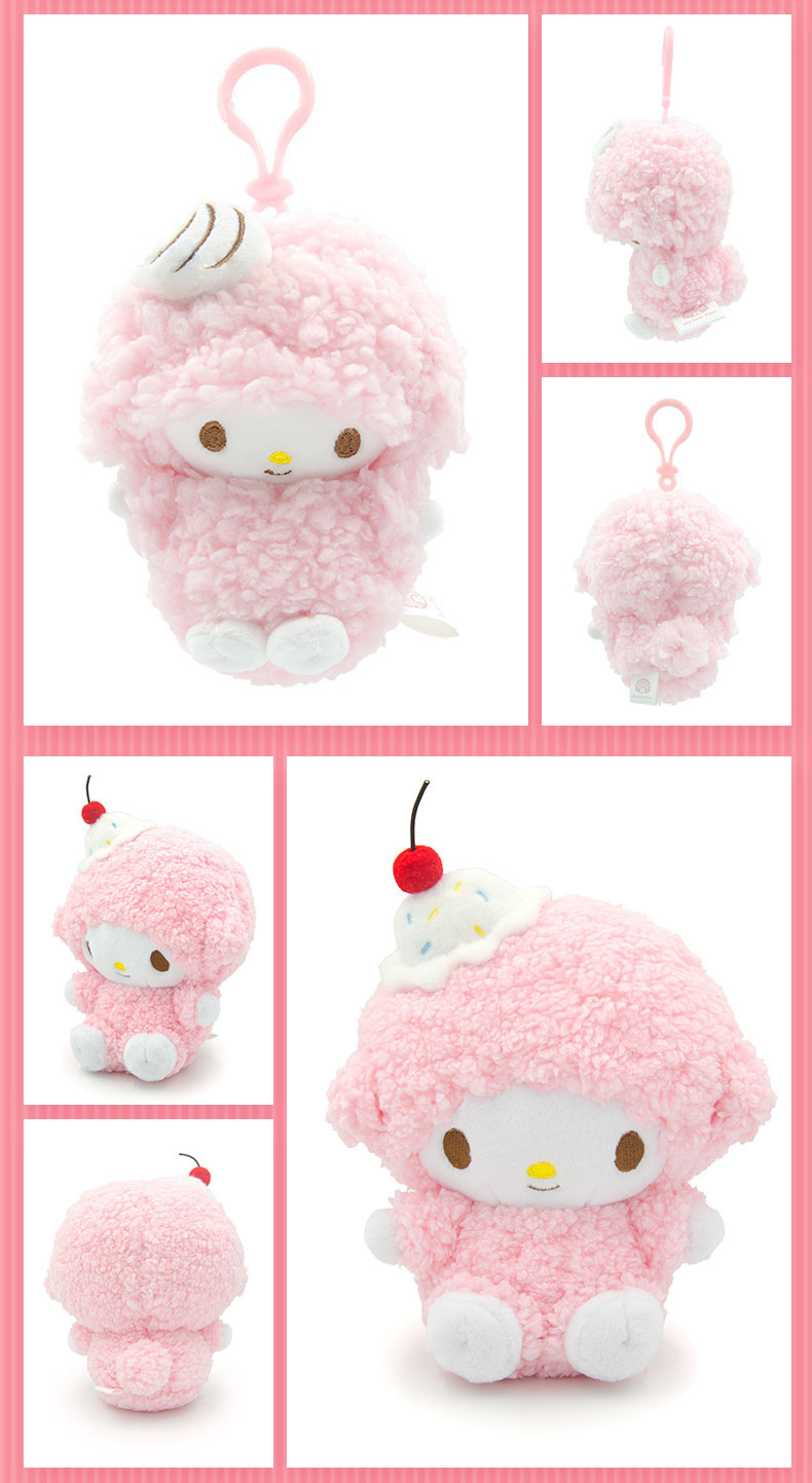 Changyi genuine piano plush toy, strawberry pendant, coin purse, Sanrio bow cream pendant pic 8