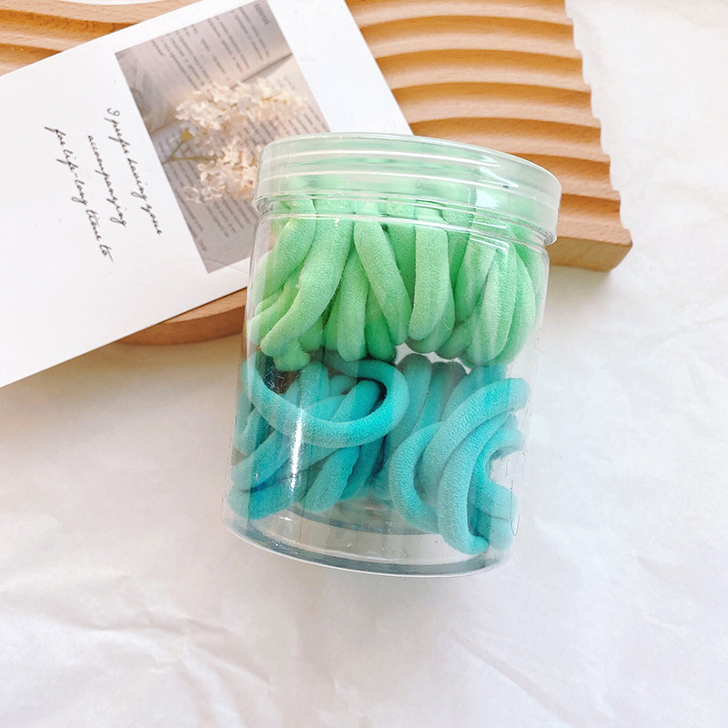 50 canned candy-colored seamless towel bands, high-elasticity and durable hair ties, and colorful hair ties for girls pic 6