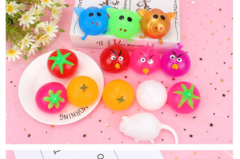 Vent water balls, vent pig heads, relieve stress, play pranks, vent fruits, vent balls, vent toys, creative gifts pic 15