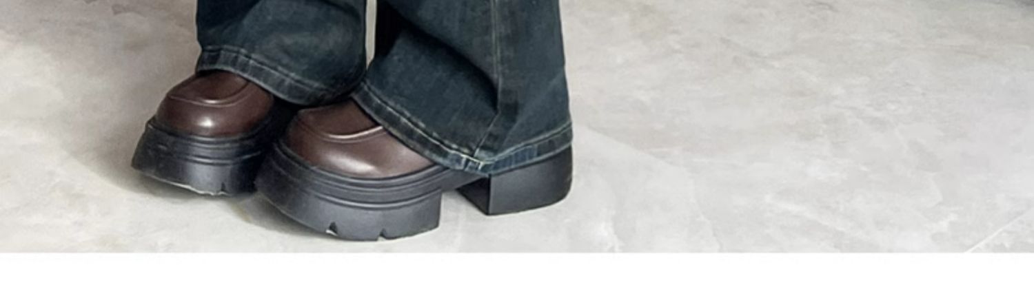 水泥灰微喇牛仔裤女春装2025年高腰显瘦小个子喇叭裤马蹄裤子春秋详情8