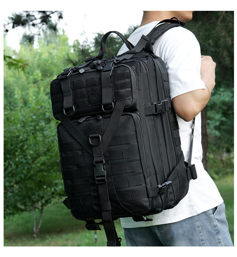 跨境战术包野外露营包登山包迷彩双肩包大容量高级感户外徒步背包详情22