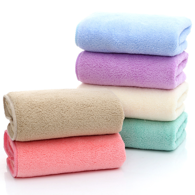 【 Chi Jia 】 35*75 high-density Coral Fleece beauty Gift Promotion: Absorbent lockstitch soft towel as a return gift pic 9