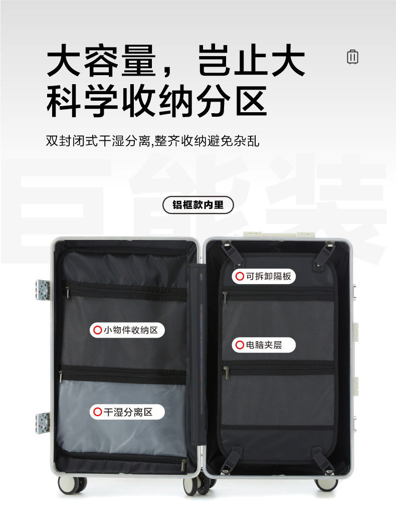 学生超大行李箱大容量新款结实耐用拉杆箱密码箱万向轮详情6