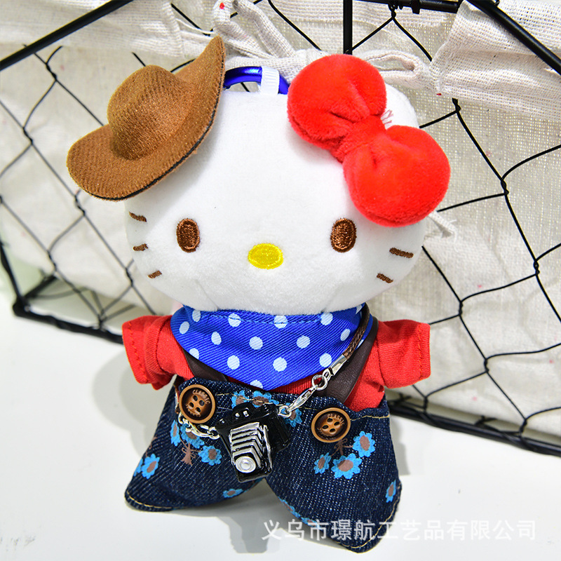 凯蒂猫小挂件可爱hellokitty毛绒公仔玩偶包包挂饰Kitty创意潮品详情16