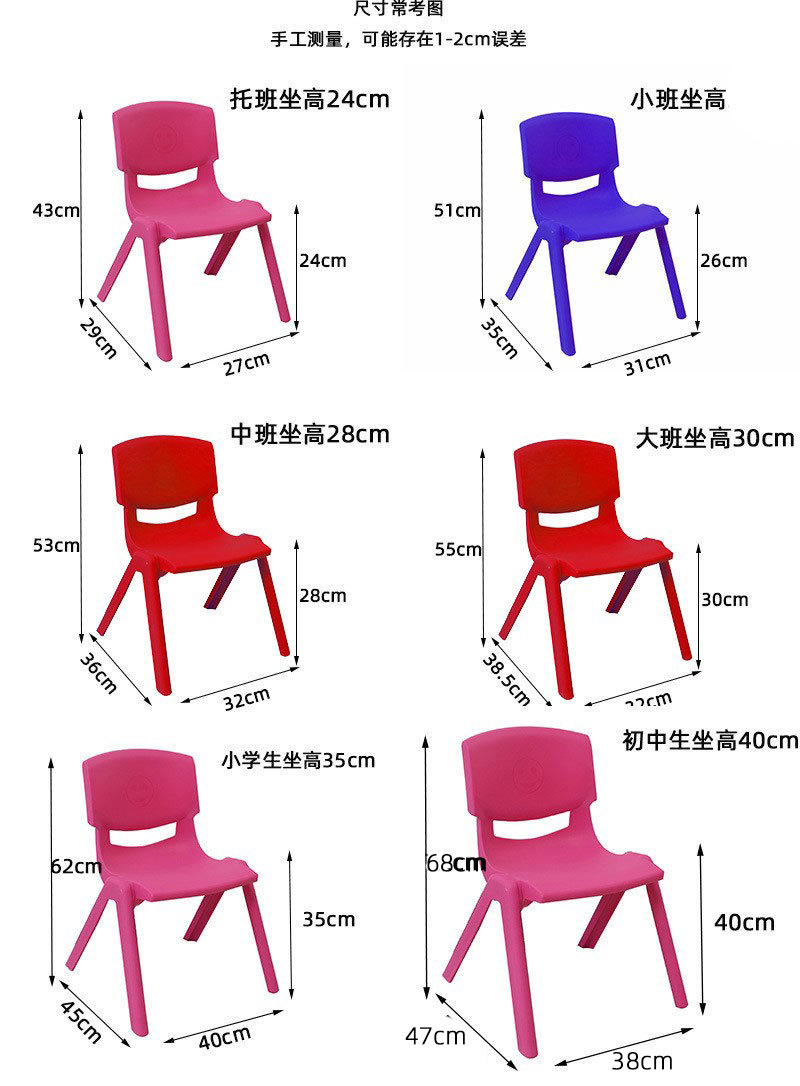 幼儿园椅子 加厚儿童塑料靠背椅 学生椅成人椅培训班凳子厂家批发详情11