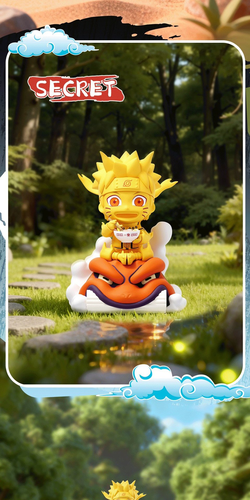 The official Naruto Shippuden Ichigura Ramen theme series blind box Naruto Sasuke Kakashi peripheral toys pic 9