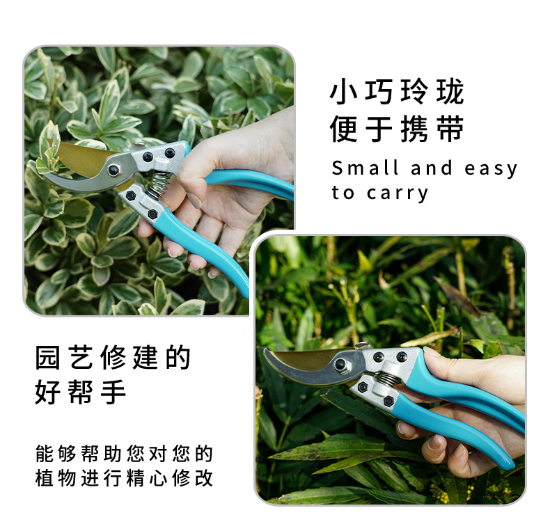 佰世园艺高碳钢省力修枝剪果树剪园林工具粗枝剪厂家直销详情6