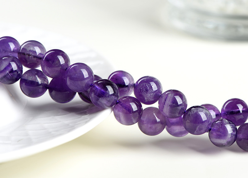 Jiuya Crystal Natural Dreamy Amethyst loose Beads DIY handcrafted bead matching and strumming amethyst semi-finished products pic 6