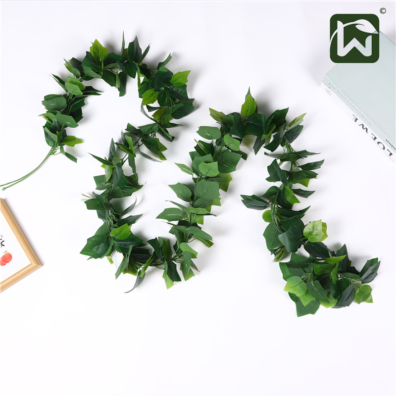 仿真藤条葡萄叶植物叶藤蔓假植物藤绿植人造壁批发壁挂葡萄藤挂墙详情20