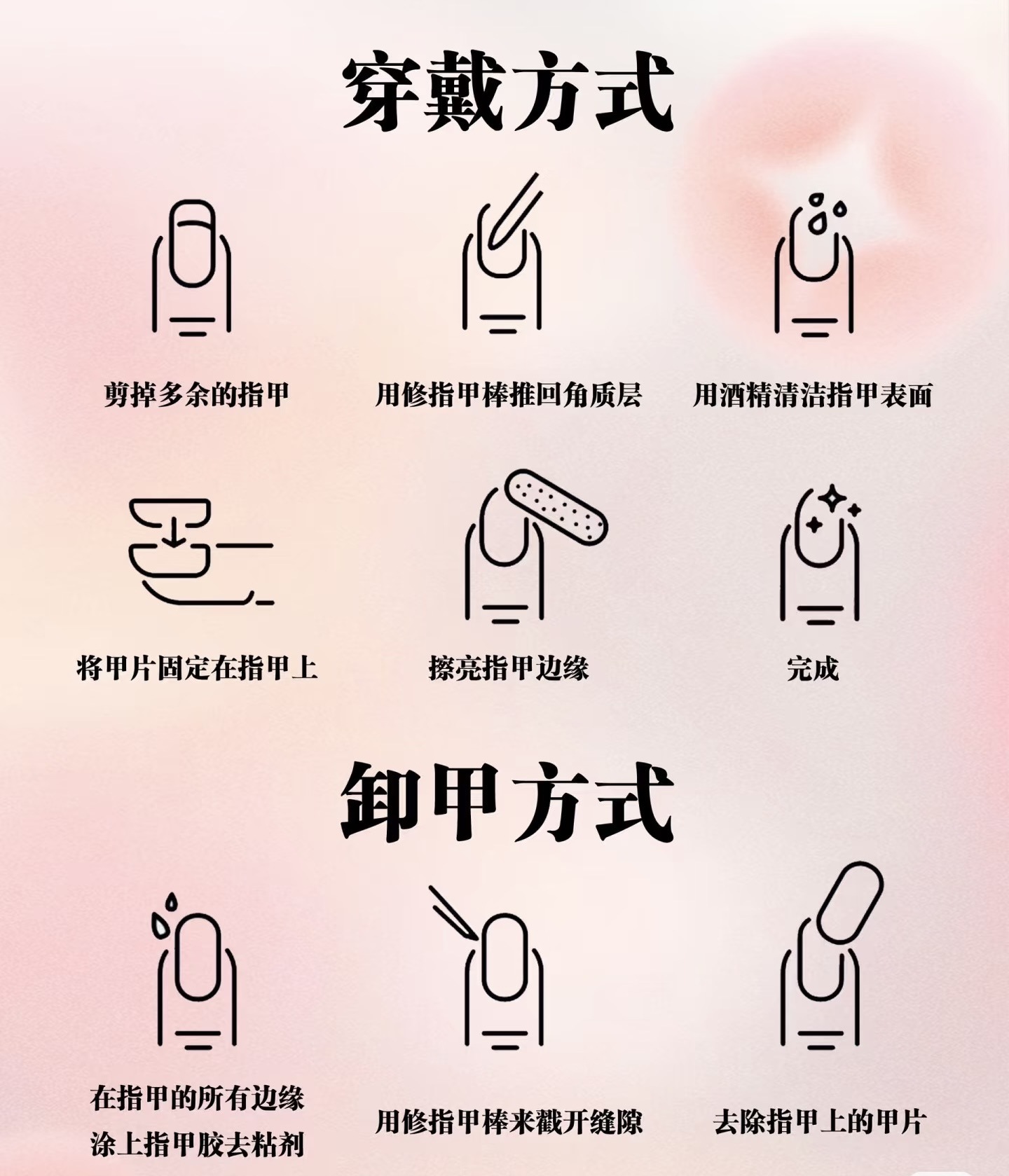 彩色美甲饰品美甲钻美甲树脂小花美甲贴片美甲堆钻穿戴式成品套装详情3