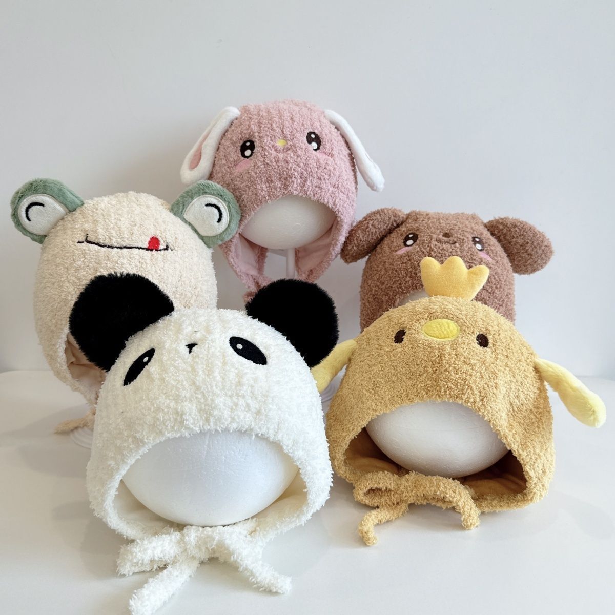 保暖儿童秋冬季加厚帽子可爱头帽宝宝超萌护耳女童婴幼儿秋冬针织详情1