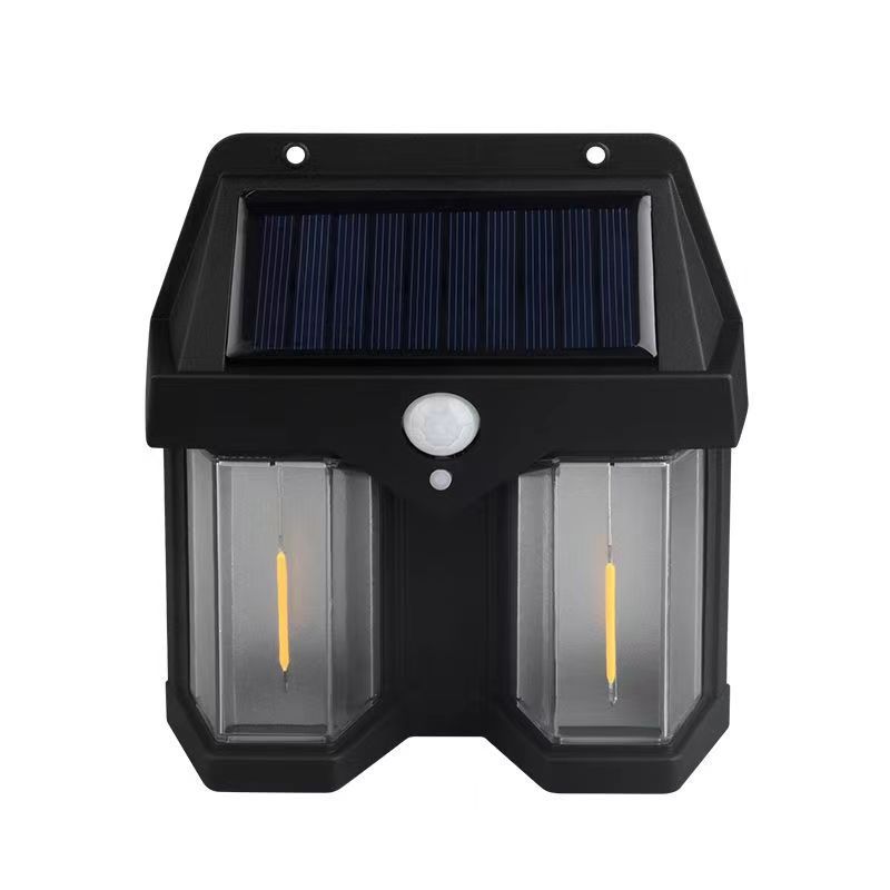 Cross-border new outdoor solar lamps, tungsten filament wall lamps, courtyard sensor lamps, garden villa night lights, lighting, waterproof pic 10