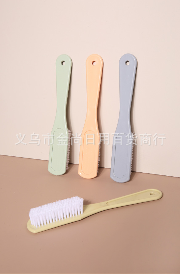 高颜值塑料彩色多功能刷鞋刷洗衣刷地板清洁刷塑料鞋刷子幸运鞋刷详情12