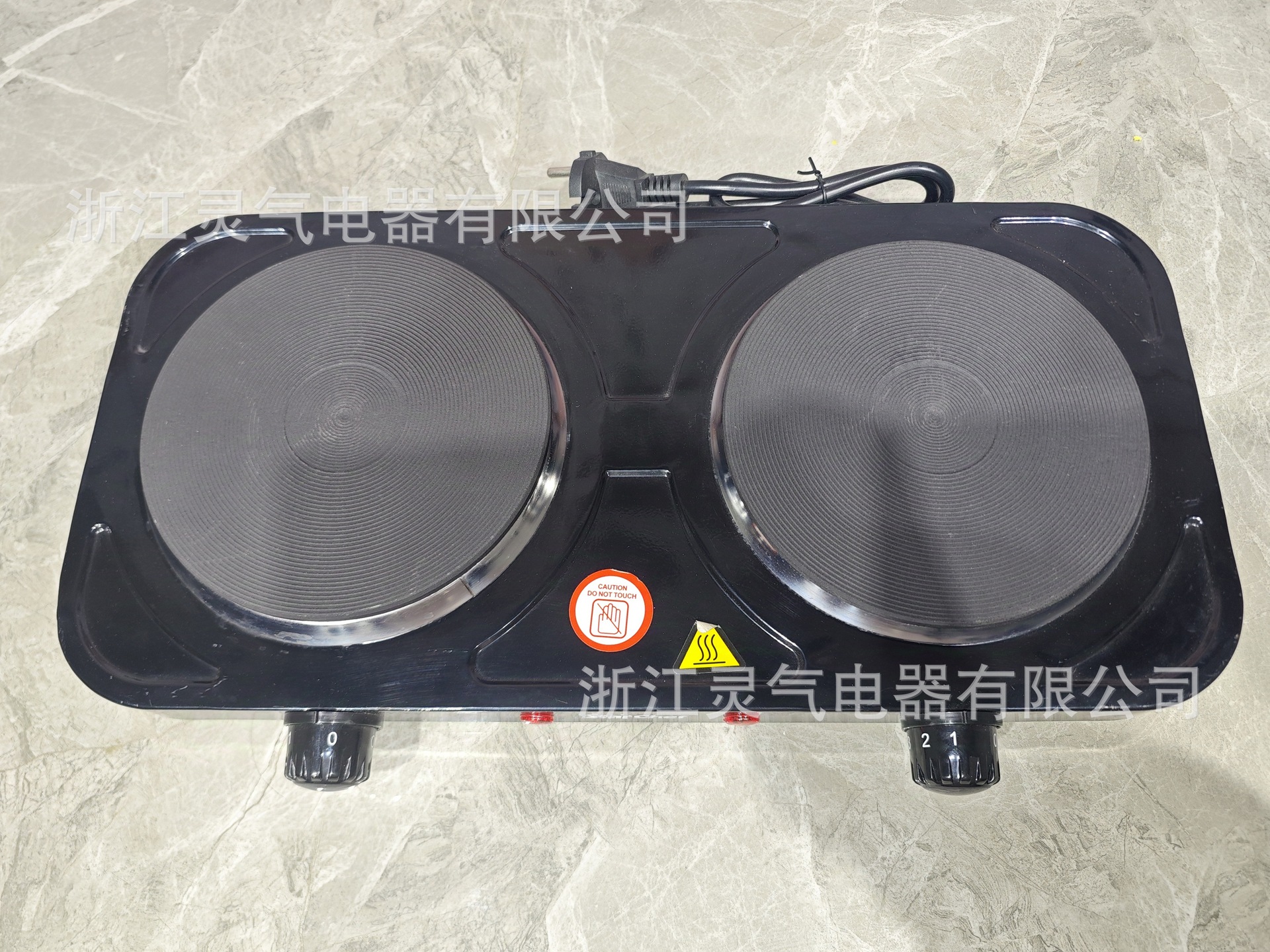 REKI 跨境 ELECTRIC STOVE 2000 w 野餐户外便携式双灶盘式电热炉详情4