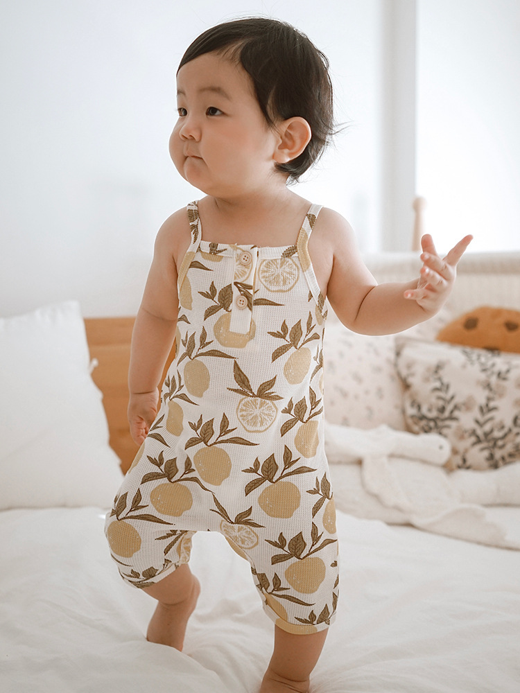 2025夏款婴儿衣服ins婴儿连体衣a类宝宝吊带哈衣爬服详情27