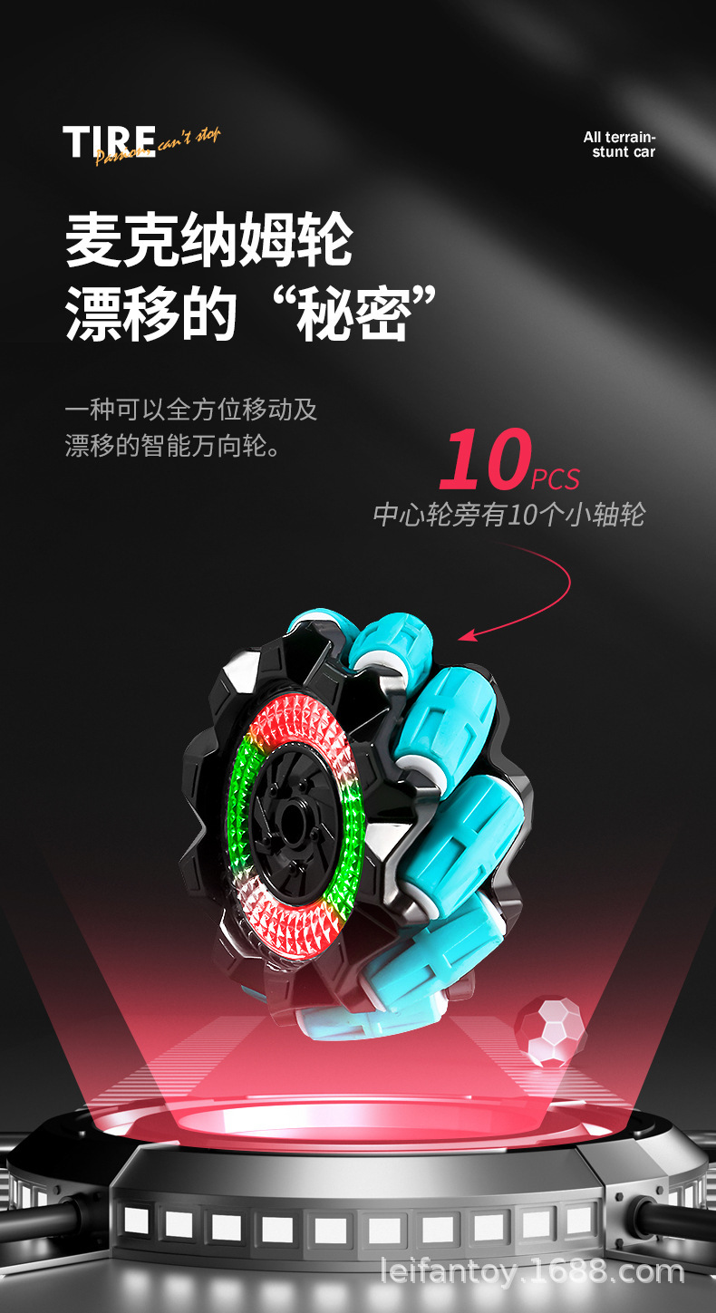 跨境手势感应扭变2.4G四驱遥控车RC越野攀爬特技漂移赛车男孩玩具详情15