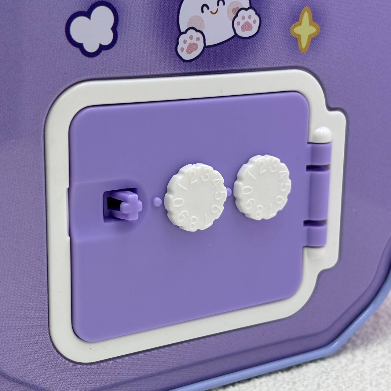 大耳兔密码储钱罐可爱金属创意儿童铁皮带锁存钱罐学生储蓄罐详情10