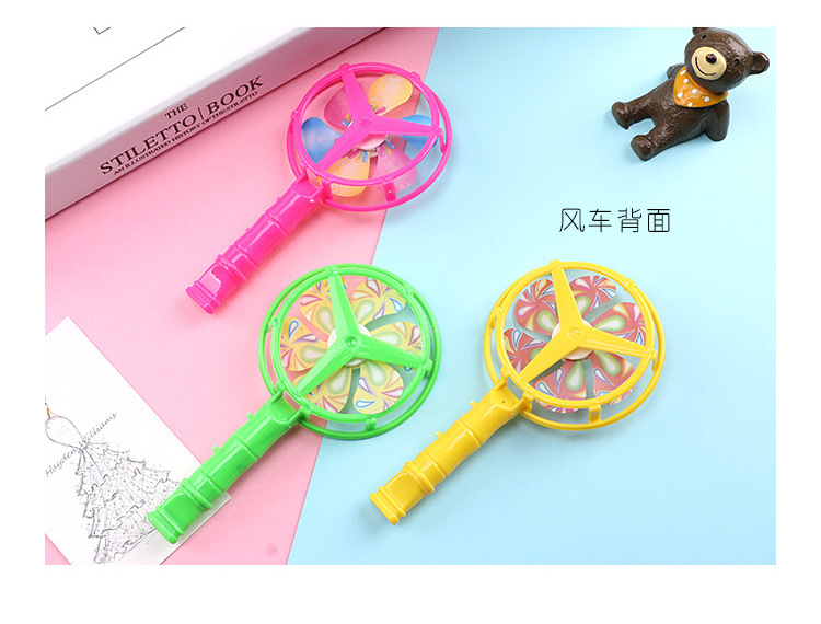 Large windmill whistles, colorful whistle-blowing cheering props, candy-colored nostalgic toys, windmill kindergarten small gifts wholesale pic 8