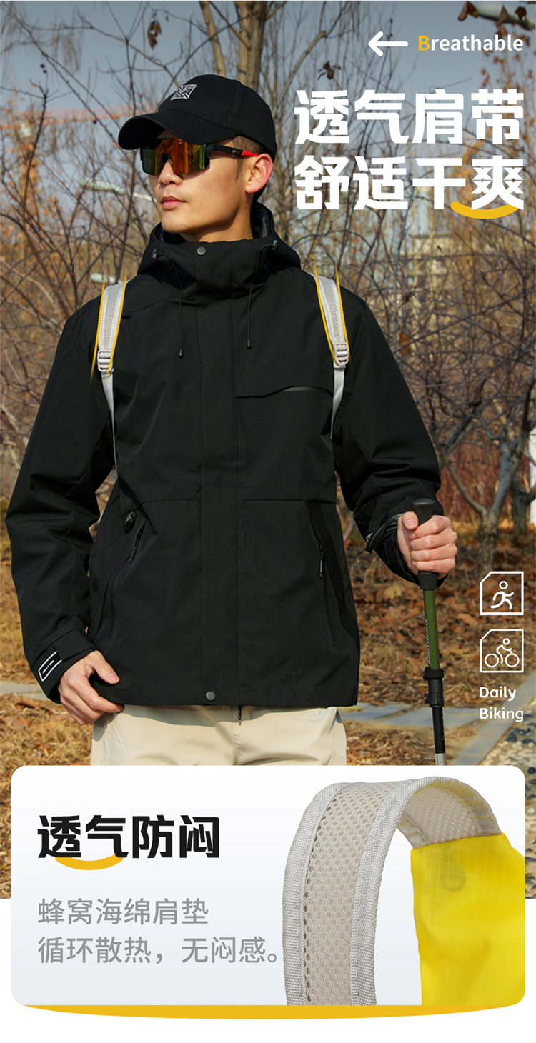 Yitu Warner Heim 20L Water-resistant and lightweight Hiking backpack with storage and folding function pic 6