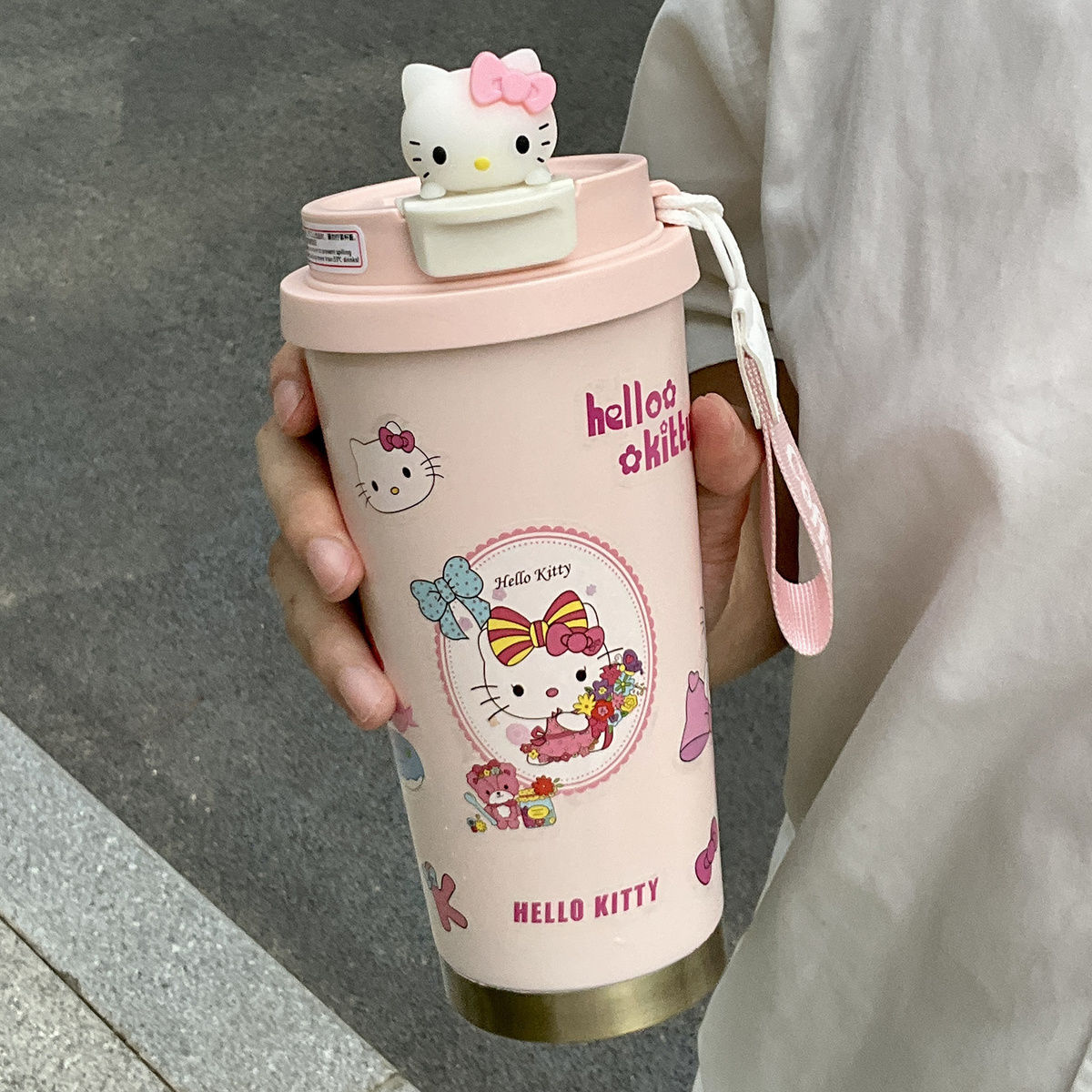 316不锈钢保温杯韩系高颜值卡通kt吸管咖啡杯大容量双饮水杯跨境详情14