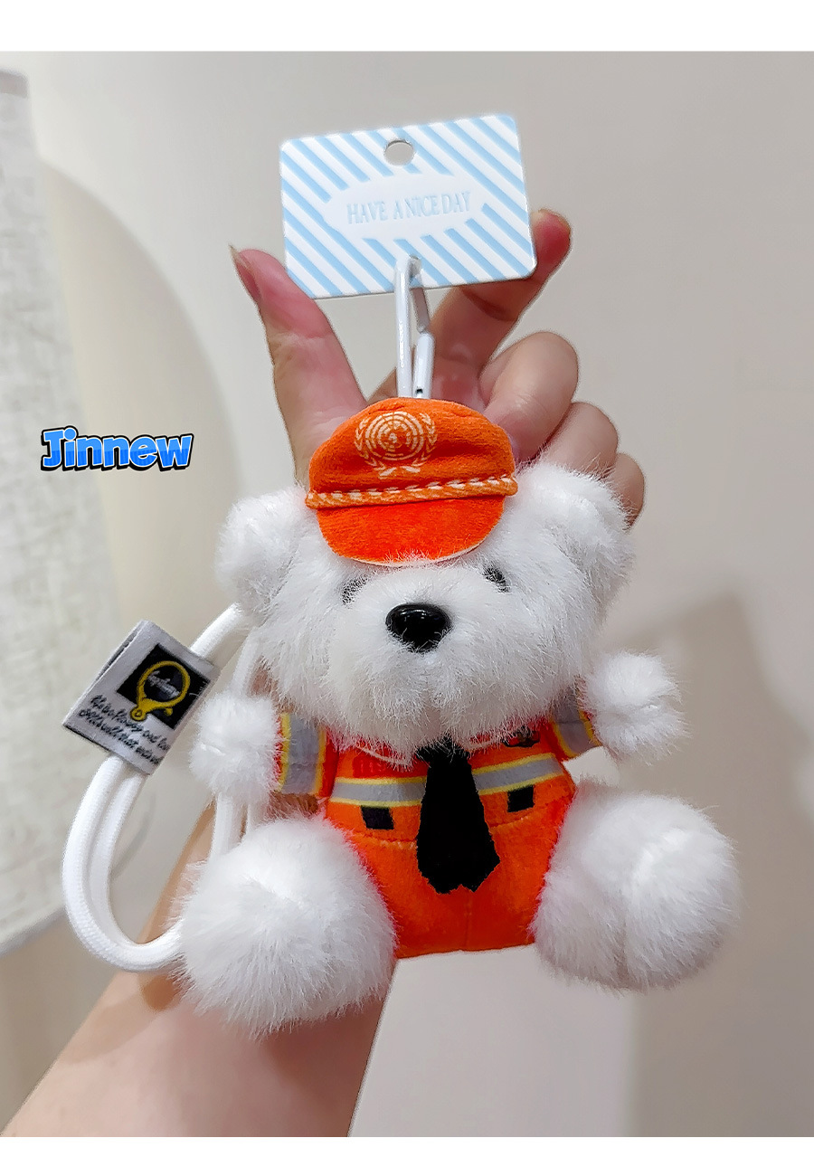 Wholesale of plush elephant pendants, cute schoolbag decorations, keychains and gifts pic 12