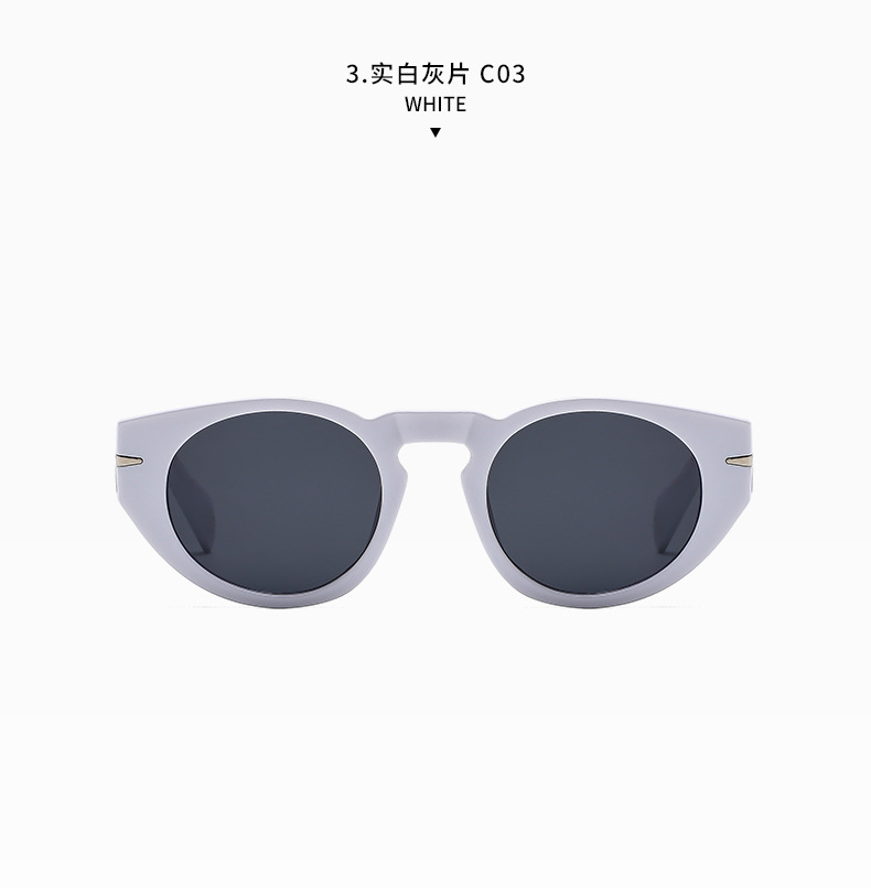 时尚小众3765优雅高级风墨镜男女同款欧美个性防紫外线韩版太阳镜详情14