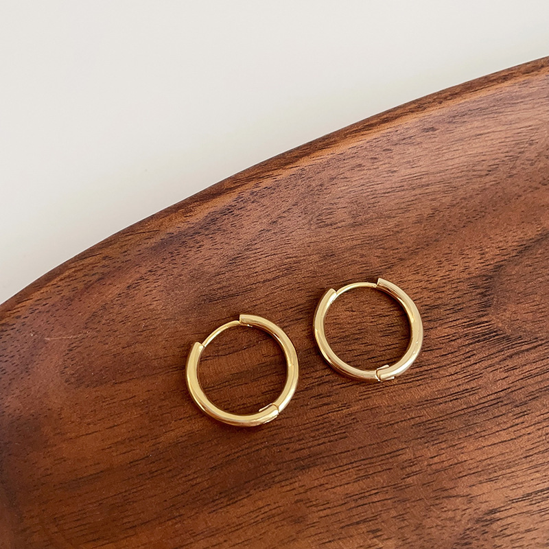 经典日常素圈金属耳圈女韩国简约个性百搭气质时尚耳钉耳环耳饰详情21