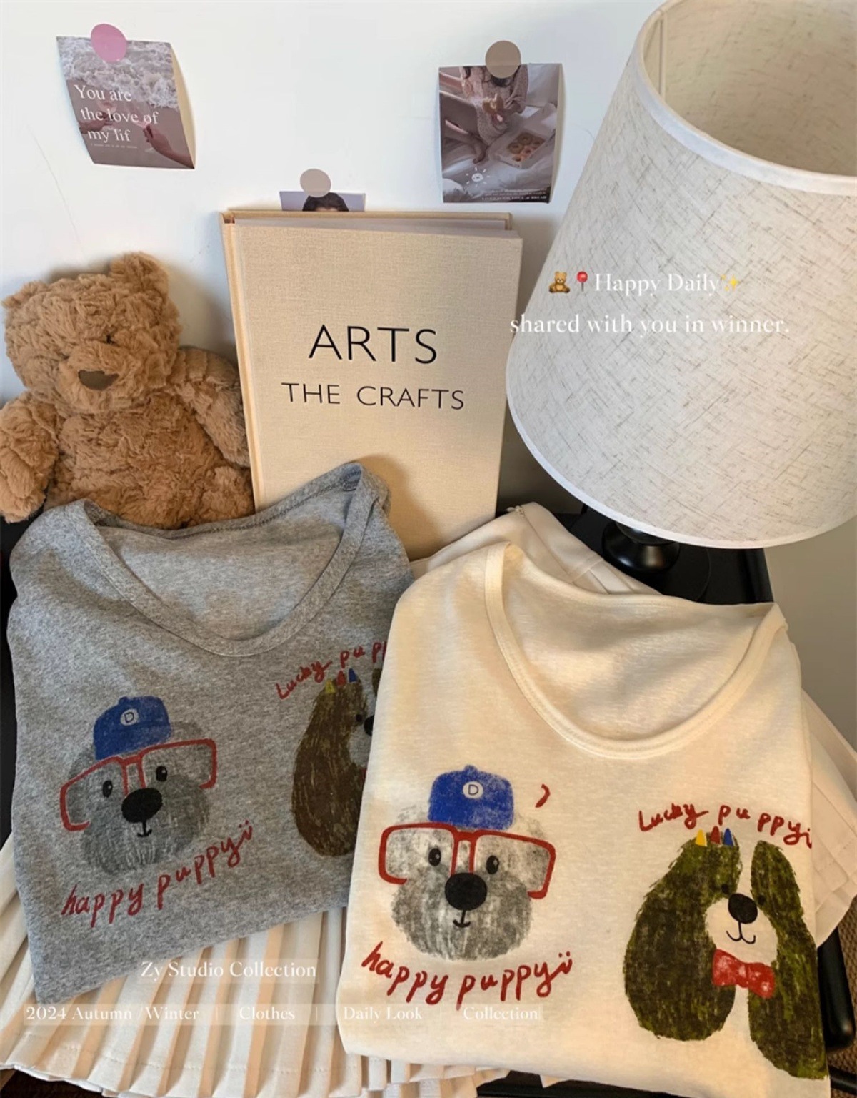 Loose-fitting, wide-necked, thin, sun-protective smock for women, summer, youthful cartoon printed long-sleeved T-shirt, U-neck top pic 18