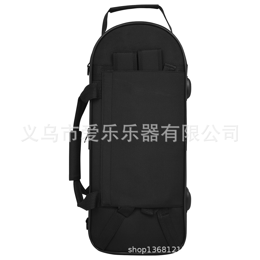 SLADE bolsa de trompeta de tela oxford mochila de hombro resistente bolsa crossbody de trompeta portátil instrumento de viento de metal caja de trompeta pic 9