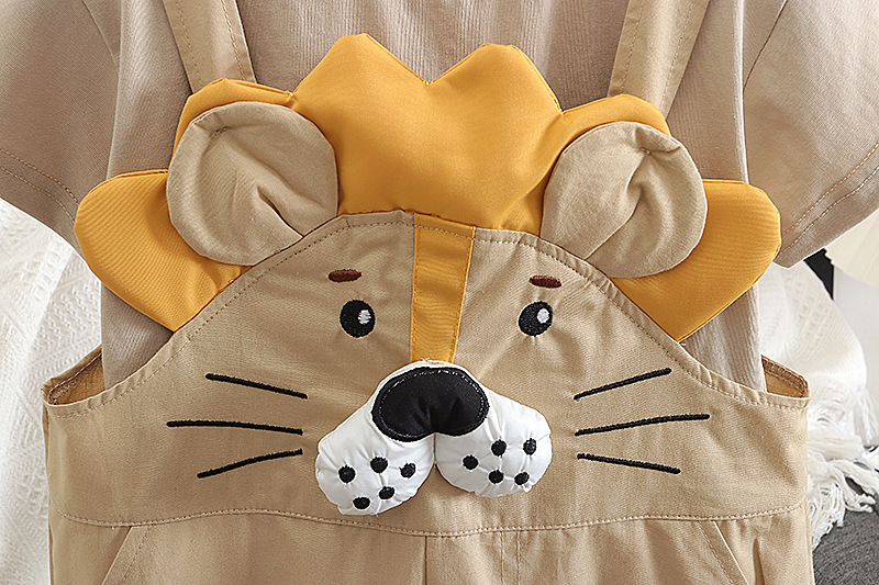 Traje de manga corta de algodón para niños camiseta de verano para niños para niñas shorts para bebés ropa de verano al por mayor pic 8