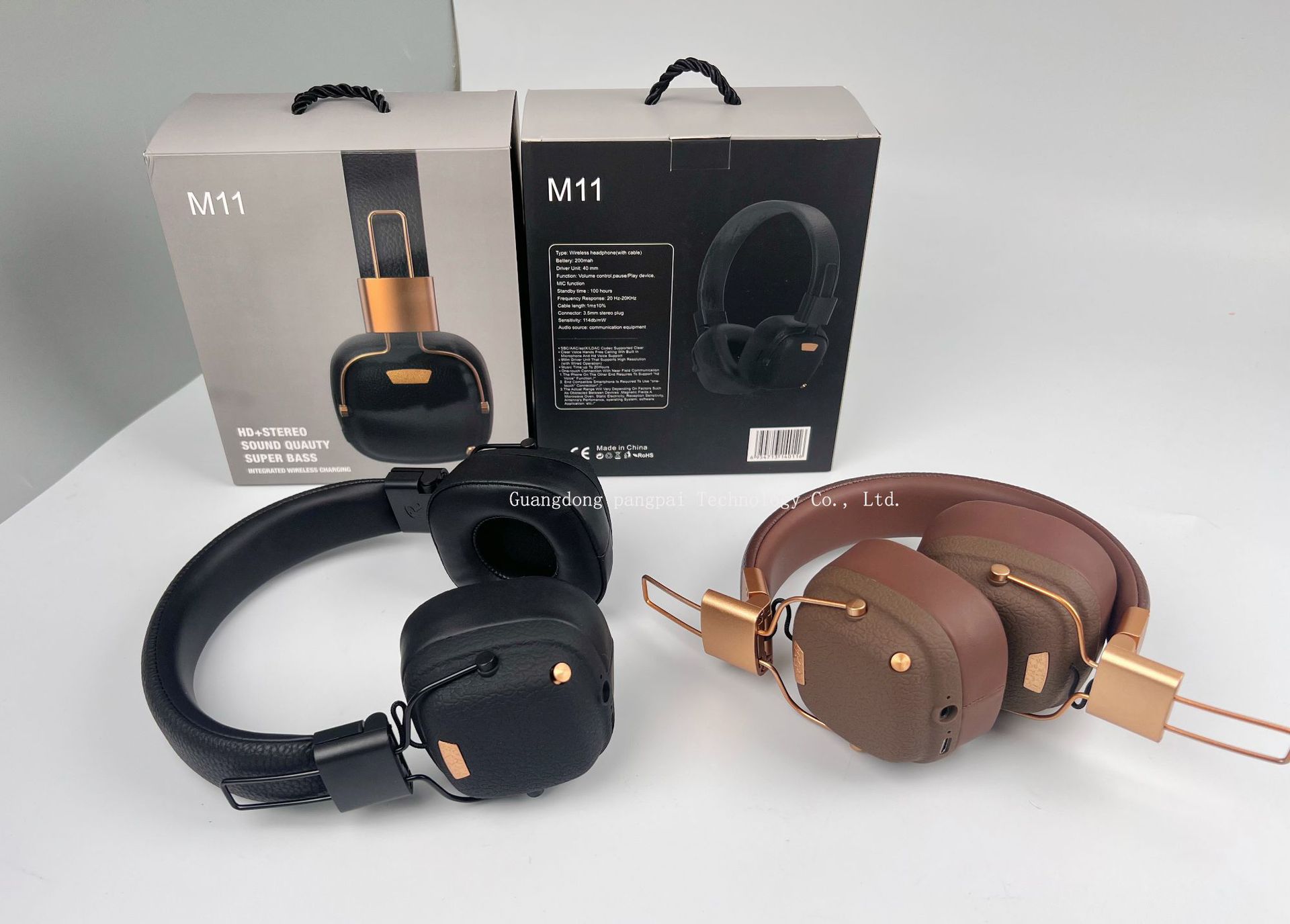 2025新款M11复古头戴式蓝牙耳机多EQ无线音乐时尚穿搭耳机跨境5.4详情1