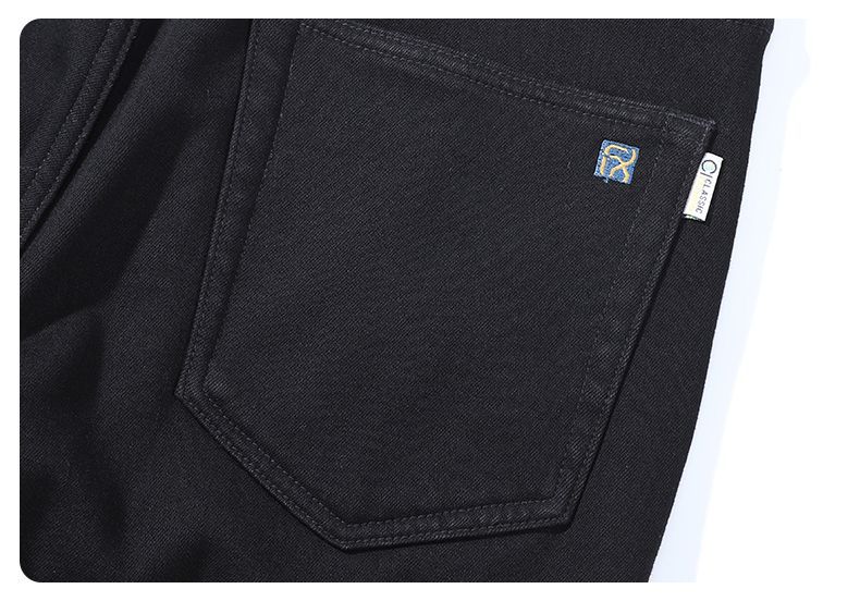 Autumn and winter thickened fleece jeans for men 2025 New style Loose straight-leg large size stretch denim trousers for men autumn and winter pic 45