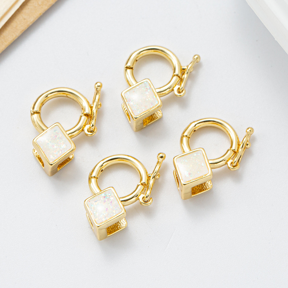 18K澳宝扣金色龙虾扣饰品扣子手链收尾连接弹簧扣diy配件材料详情8