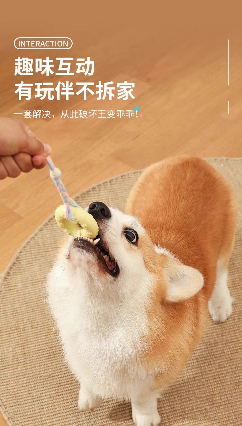 Dog toys, teething sticks, durable small dogs, puppy pet supplies, bone sticks, biting rubber balls, dog teaser sets pic 8