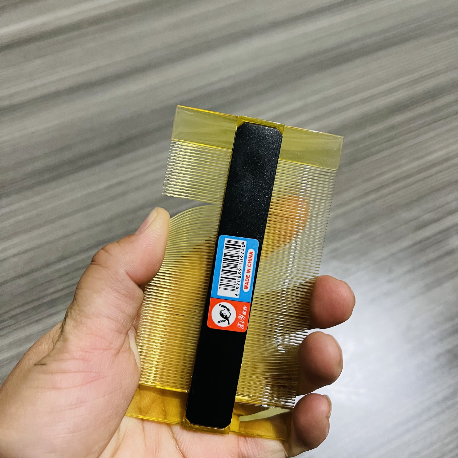 【 Zone 3-12 】【 Brown Grates 】8/ box 1920/ box Brown grates, grates, grates, combs, plastic grates, scalp and lice removal combs, double-sided grates, wholesale at one yuan store pic 3