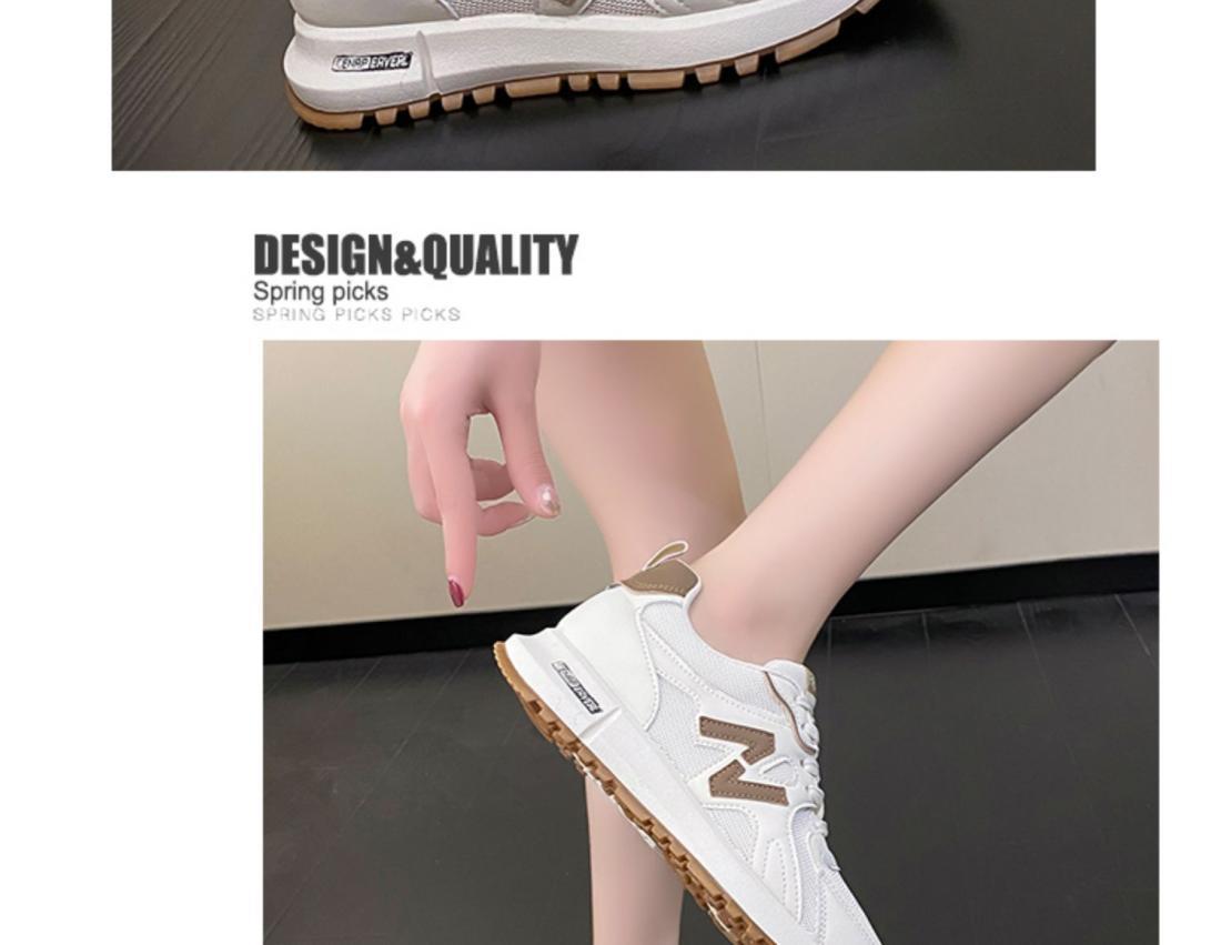 跨境运动鞋女2025春季新款透气休闲厚底老爹鞋时尚网面女式休闲鞋详情26