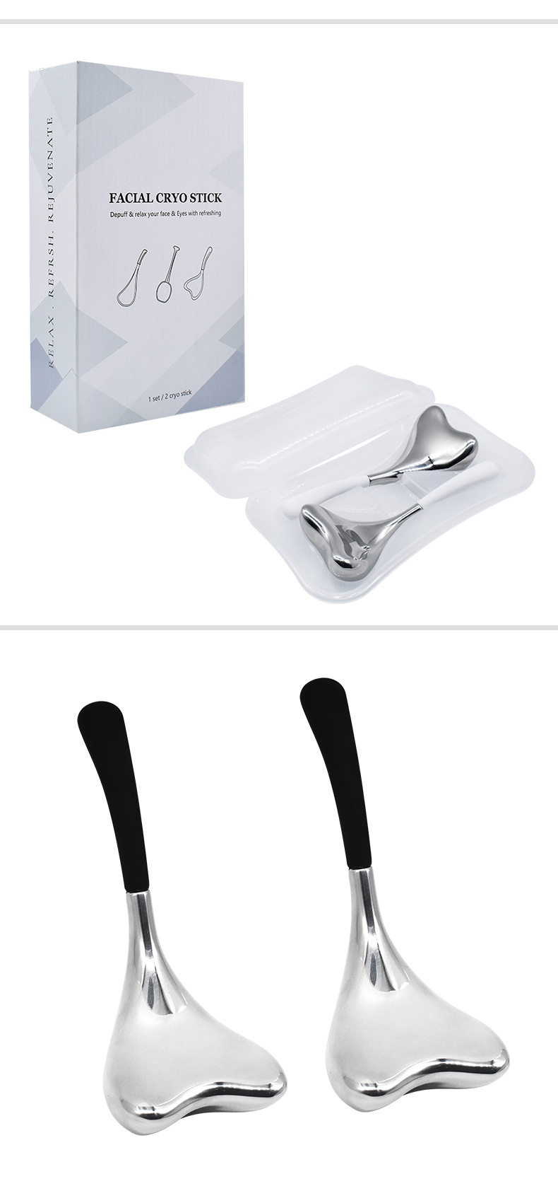 Amazon cross-border bestsellers: Mermaid ice packs, facial massages, beauty treatments, ice spoons, ice hammers, stainless steel ice wave balls pic 13