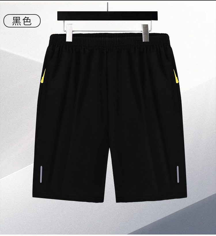 新款夏季男短裤薄款冰丝速干短裤男士运动五分短裤宽松透气沙滩裤详情23