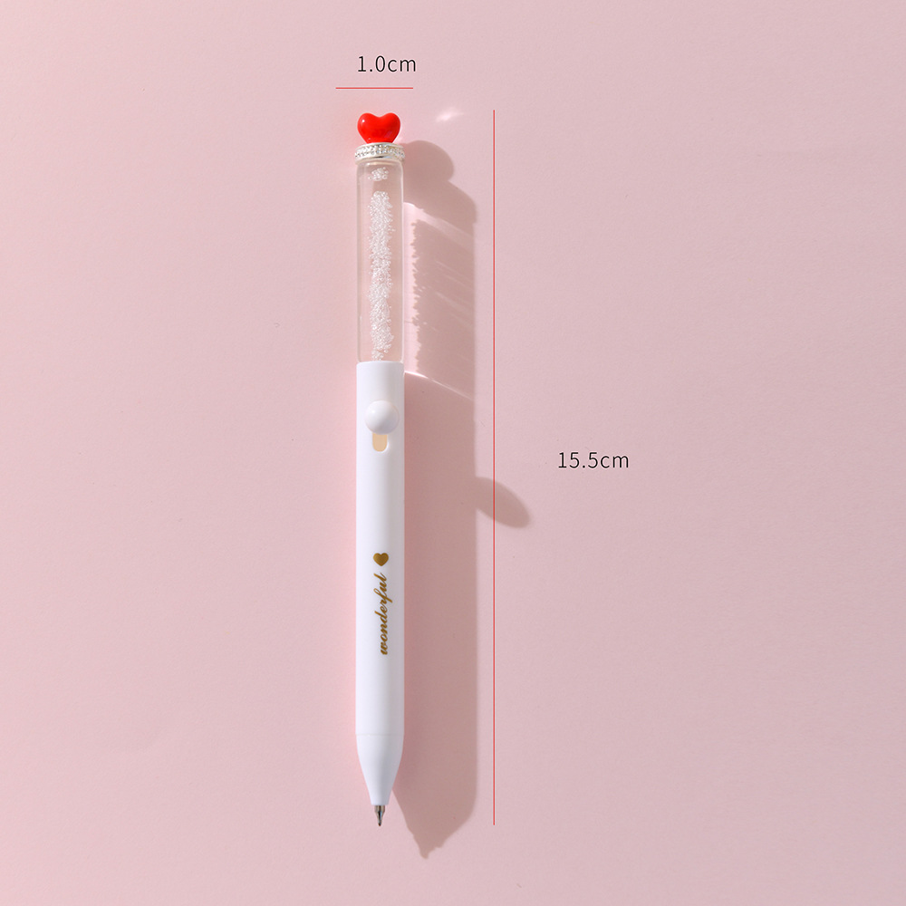 晨兮高颜值仙女笔ins侧面按动中性笔学生文具刷题速干顺滑笔0.5mm详情15