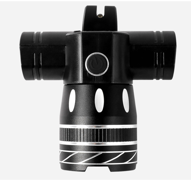 Mountain bike accessories, bicycle T6 headlight, usb charging, strong light telescopic zoom headlight, high-brightness LED warning light pic 27