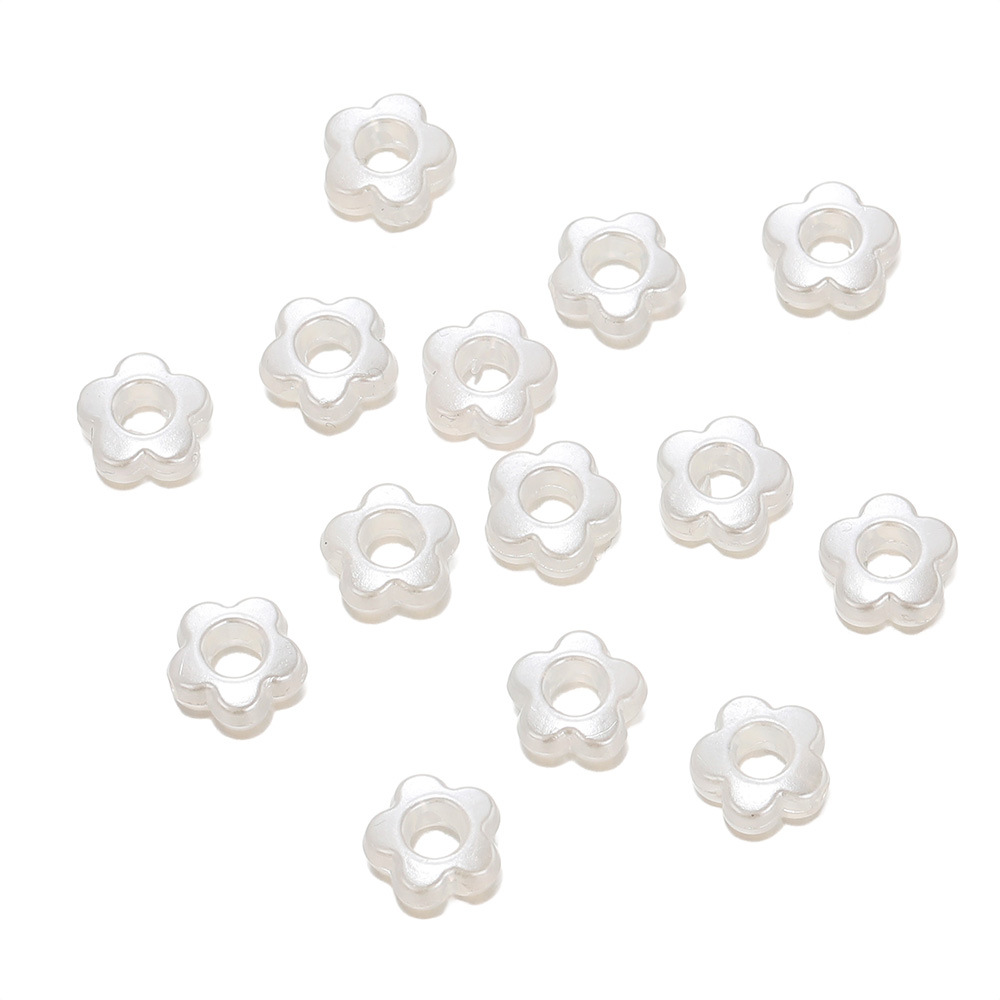 ABS仿珍珠 巴洛克风花朵仙人掌蝴蝶结 奶油胶diy手工串珠耳环配饰详情35