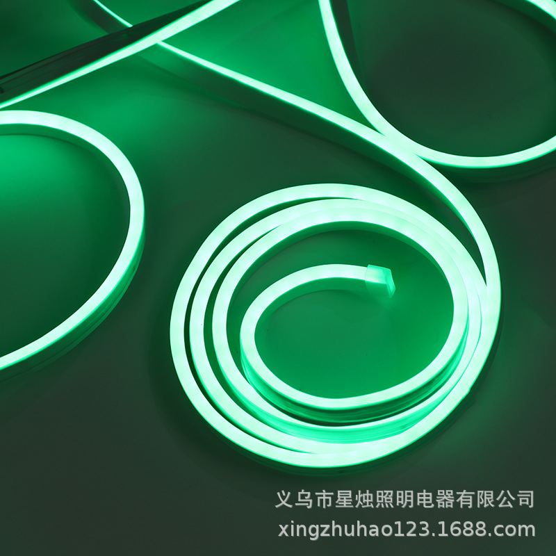 Iridescent neon light strip Silicone rgb12V low-voltage outdoor atmosphere waterproof flexible silicone light strip set led pic 12