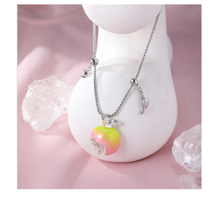 【 Customized 】 The soft-boiled apple series earrings feature a sweet and cool design for women, exuding an exquisite and high-end vibe, and are fashionable and stylish pic 15